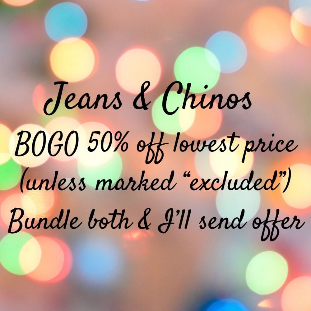 🔥BOGO 50% Jeans & Chinos